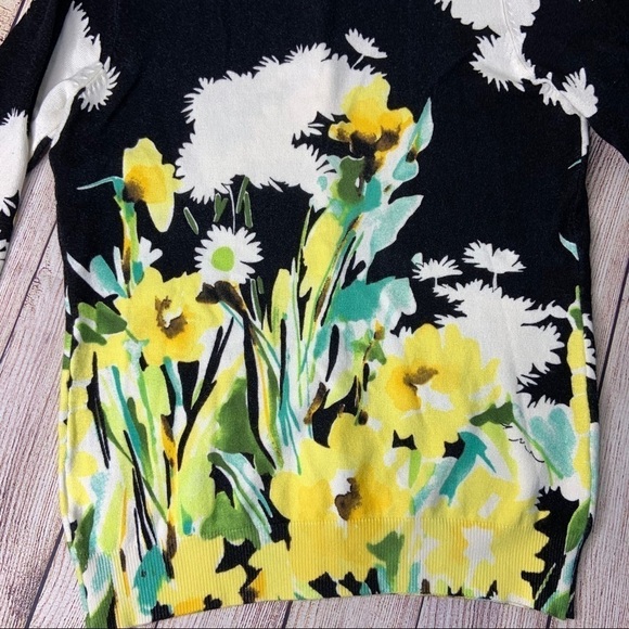 Joseph A Floral Cardigan Small - Picture 5 of 6